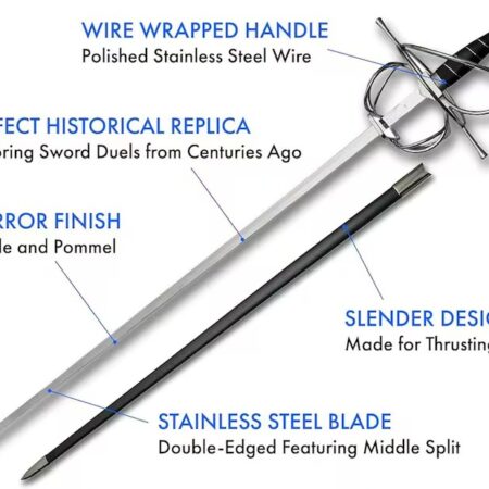 Medieval Rapier Sword