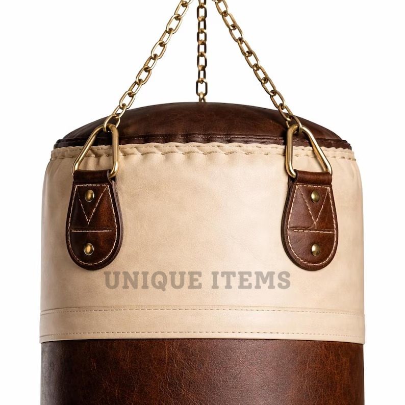 Vintage Cowhide Leather Punching Bag