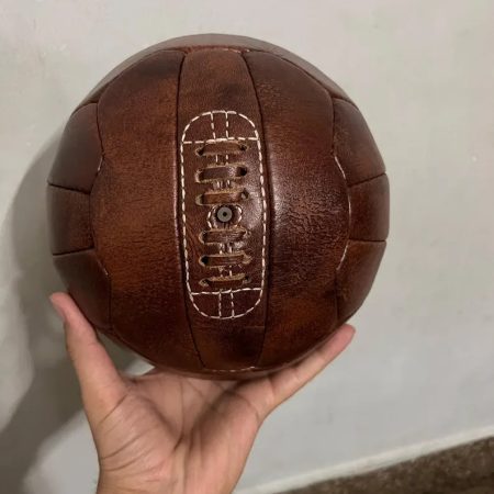 Vintage Leather Soccer Ball